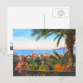 Carte Postale Bordighera, Italien la Riviera, (Devant / Derrière)