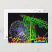 Carte Postale Bords colorés (Devant / Derrière)