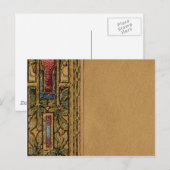 Carte Postale Bordure Abstraite papier peint 1920 (Devant / Derrière)