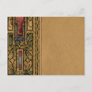 Carte Postale Bordure Abstraite papier peint 1920