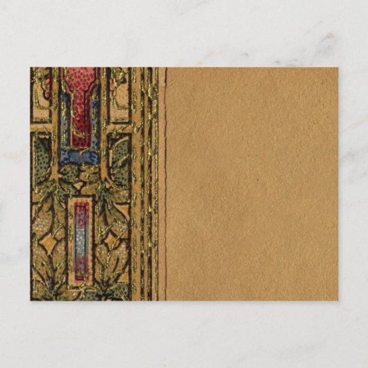 Carte Postale Bordure Abstraite papier peint 1920 (Devant)