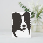 Carte Postale Bordure Collie (Debout devant)