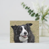 Carte Postale Bordure Collie (Debout devant)