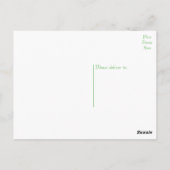 Carte Postale Bordure Collie Chien chiot - Blanc (Dos)