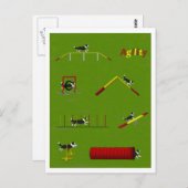 Carte Postale Bordure d'agilité (Devant / Derrière)