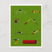 Carte Postale Bordure d'agilité (Devant)