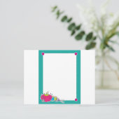 Carte Postale Bordure de couture (Debout devant)