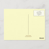 Carte Postale Bordure de Merci de tournesol (Dos)