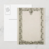 Carte Postale Bordure décorative, 1809 (Devant / Derrière)