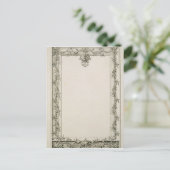 Carte Postale Bordure décorative, 1809 (Debout devant)