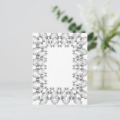 Carte Postale Bordure des ailes d'ange blanc. Inspiration (Debout devant)