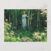 Carte Postale Bordure des Bois Charles Curran (Devant)