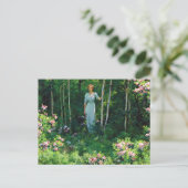 Carte Postale Bordure des Bois Charles Curran (Debout devant)