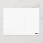 Carte Postale Bordure des branches de l'arbre Silhouette Skyline (Dos)