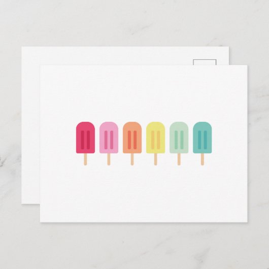 Carte Postale Bordure du bloc (Devant / Derrière)