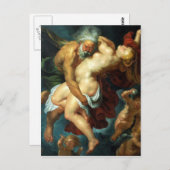 Carte Postale Boreas enlevant Oreithya - Rubens (Devant / Derrière)