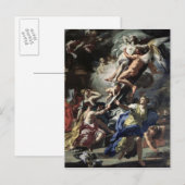 Carte Postale Boreas enlevant Oreithyia (Devant / Derrière)