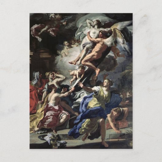 Carte Postale Boreas enlevant Oreithyia (Devant)