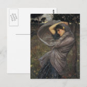 Carte Postale Boreas - John William Waterhouse (Devant / Derrière)