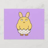Carte Postale Bored Bunny Chick (Devant)