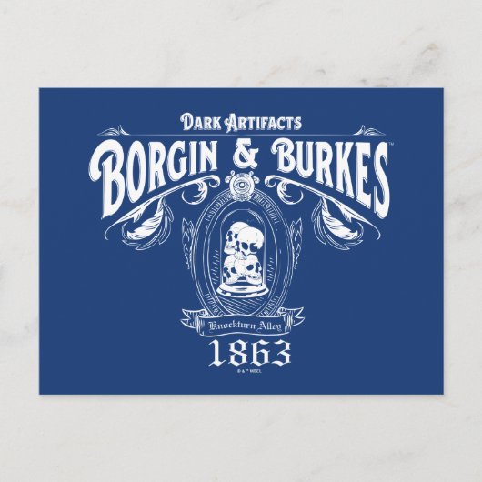 Carte Postale BORGIN & BURKES™ Artefacts foncés Magasin graphiqu (Devant)