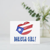 Carte Postale Boricua Girl (Debout devant)
