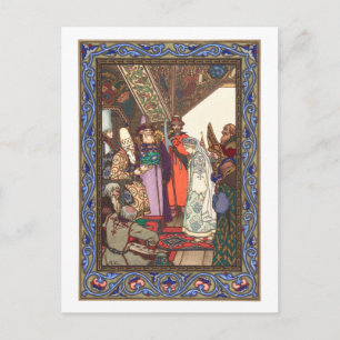 Carte Postale Boris Zvorykin - La neigée