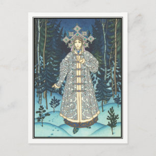 Carte Postale Boris Zvorykin - La neigée