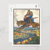 Carte Postale Boris Zvorykin - Le Pipionnier (Devant / Derrière)