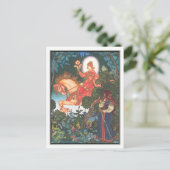 Carte Postale Boris Zvorykin - Vassilissa la Foire (Debout devant)