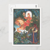 Carte Postale Boris Zvorykin - Vassilissa la Foire (Devant / Derrière)