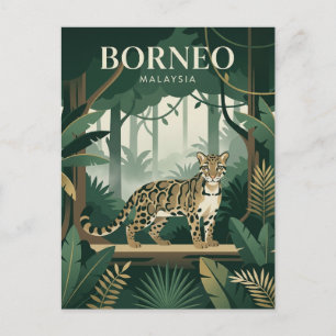 Carte Postale Bornéo Malaisie