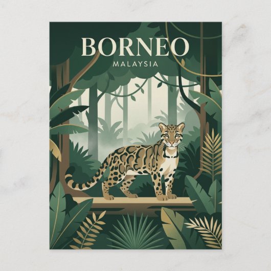 Carte Postale Bornéo Malaisie (Devant)
