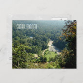 Carte Postale Borneo Rainforest Jungle Vue aérienne (Devant / Derrière)