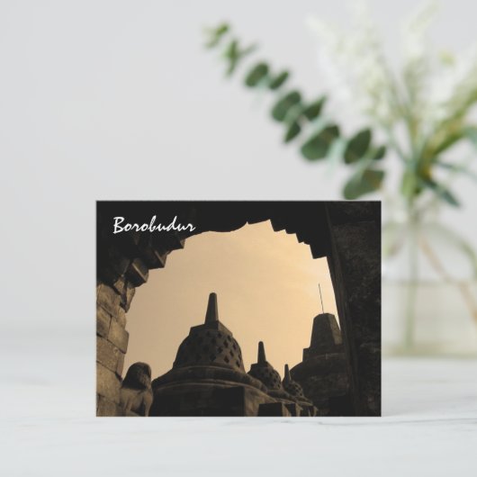 Carte Postale Borobudur (Debout devant)