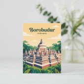 Carte Postale Borobudur Indonésie (Debout devant)