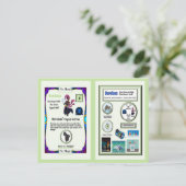 Carte Postale Boroleas - Boron Trading Card (Debout devant)