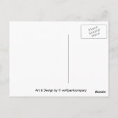 Carte Postale borzoi (Dos)