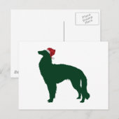 Carte Postale Borzoi (Devant / Derrière)