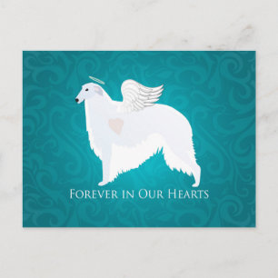 Carte Postale Borzoi Pet Perdre Sympathie Conception