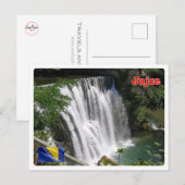 Carte Postale Bosnie-Herzégovine - Jajce - Cascade de Pliva - (Devant / Derrière)