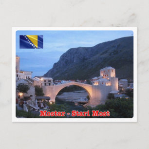 Carte Postale Bosnie-Herzégovine - Mostar - Stari Most -