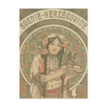 Bosnie-Herzégovine par Alphonse Mucha (1900)