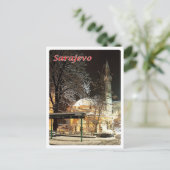 Carte Postale Bosnie-Herzégovine - Sarajevo - Mosque Ferhad (Debout devant)