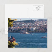 Carte Postale Bosphore d'Istanbul (Devant / Derrière)