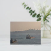 Carte Postale Bosporus au coucher du soleil (Debout devant)