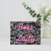 Carte postale Boss Lady Crystals (Debout devant)