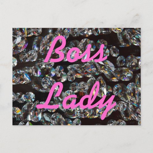 Carte postale Boss Lady Crystals (Devant)