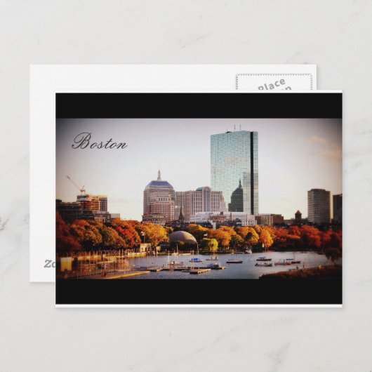 Carte Postale Boston (Devant / Derrière)