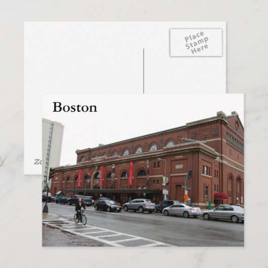 Carte Postale Boston (Devant / Derrière)